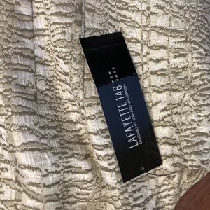 Lafayette 148 gold dress